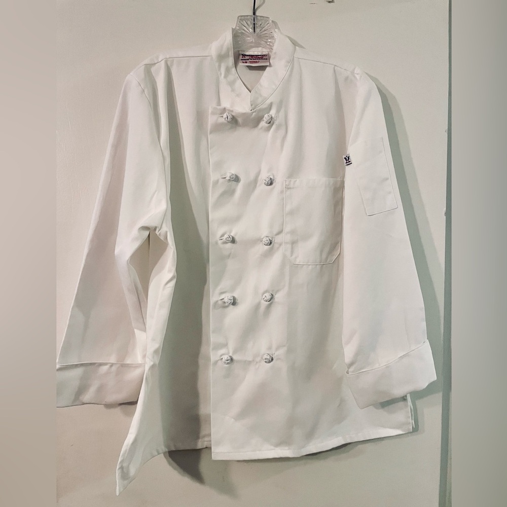 Chef Uncommon Thread Knot 10 Button Chef Coat Sz L